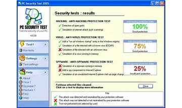 PC Security Test for Windows - Download it from Habererciyes for free